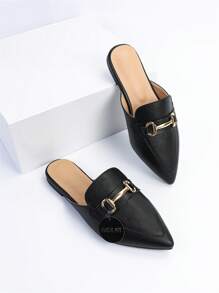 穆勒平底鞋穆勒鞋 - 黑色 - 查看 2