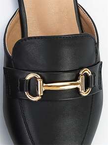 穆勒平底鞋穆勒鞋 - 黑色 - 查看 5