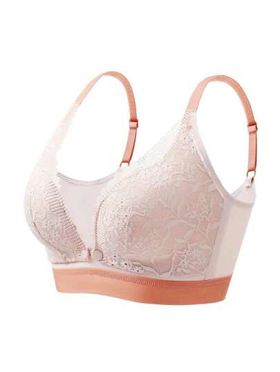孕婦花邊蕾絲哺乳胸罩內衣