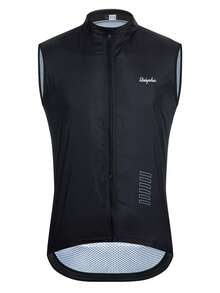 Men Letter Graphic Zip Up Vest Jacket Gym Clothes Men - Black - View 3