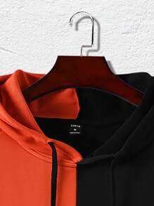 Manfinity LEGND Nam Đồ họa Chữ cái Hai âm Tay Raglan Dây rút Hoodie - Nhiều màu - Xem 4
