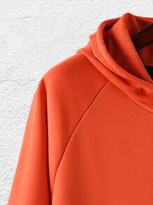 Manfinity LEGND Nam Đồ họa Chữ cái Hai âm Tay Raglan Dây rút Hoodie - Nhiều màu - Xem 6