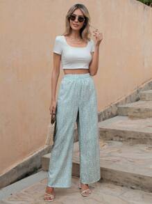 RueChic Pantalon Ample Imprimé