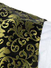 Manfinity AFTRDRK 男士印花馬甲&西裝褲 - 彩色 - 查看 5