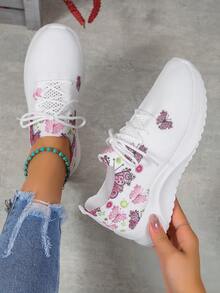 Zapatos de senderismo de mujeres corte bajo exterior - Multicolor - Ver 1