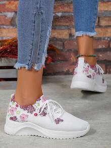 Zapatos de senderismo de mujeres corte bajo exterior - Multicolor - Ver 2