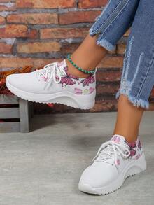 Zapatos de senderismo de mujeres corte bajo exterior - Multicolor - Ver 3