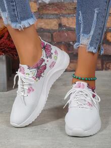 Zapatos de senderismo de mujeres corte bajo exterior - Multicolor - Ver 4