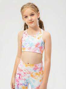 Tween Girl Tie Dye Sports Set - Multicolor - View 5