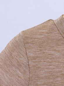 SHEIN 3pcs/Pack Baby/Baby BoySolid Color Patch Pocket T-Shirts - Multicolor - View 5