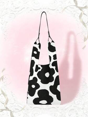 Sweetness Sac En Crochet Moyen Mode Fleuri Pour Travail