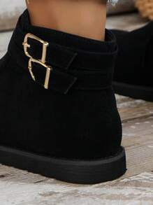 Höst/vinter Perfekt med huvtröja 2024 Nya retro broderade western cowboystövlar, över knäna, vita, äkta läder, mångsidiga modestövlar för kvinnor - Svart - Visa 3