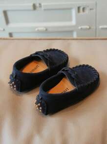 Đơn giản Và Thoải mái Con trai Giày phẳng Đối với Trẻ sơ sinh - Màu xanh hải quân - Xem 3