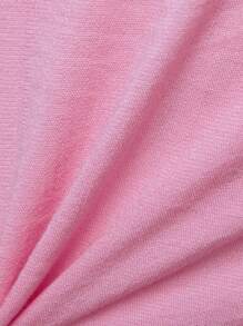 Hauture Belted Pleated Solid Casual Skort - Baby Pink - View 8