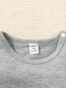 Baby Girl 2pcs Cartoon Graphic Tee - Multicolor - View 5