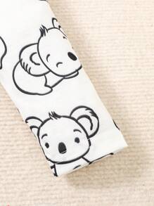 Baby Girl 2pcs Cartoon Graphic Tee - Multicolor - View 6