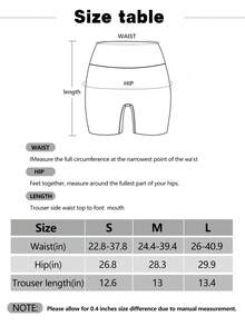 Yoga Trendy 寬腰帶運動短褲 - 黑色 - 查看 7