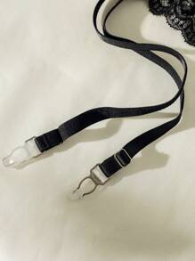 Snug Zone 3packs Lace Garter Panty With 1pair Stockings, Lingerie - Black - View 3