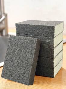 3pcs Emery Sponge Erase Scale Cleaning Brush Bottom Rust Decontamination Wipe Pan Brush