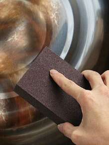 3pcs Emery Sponge Erase Scale Cleaning Brush Bottom Rust Decontamination Wipe Pan Brush