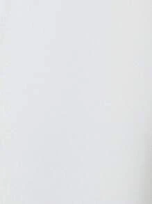 SHEIN Privé Blazer de manga capa con parte delantera abierta - Blanco - Ver 3