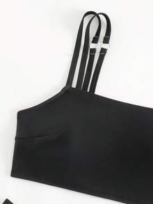 Swim Vcay 環鏈比基尼泳裝 - 黑色 - 查看 5