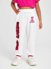 Dwi widiyanto 女小童字母圖案衛褲