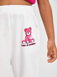 Dwi widiyanto 女小童字母圖案衛褲