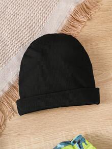 SHEIN 女小童字母圖案背心上衣&迷彩印花長褲&帽 - 彩色 - 查看 5