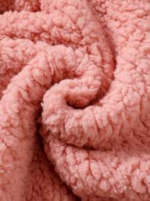 Baby Girl 3pcs Frill Trim Flounce Sleeve Shirt & Contrast Tape Skirt & Button Front Coat - Multicolor - View 8