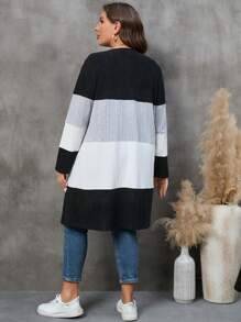 SHEIN LUNE Hơn Khối màu Nút phía trước áo - Nhiều màu - Xem 2