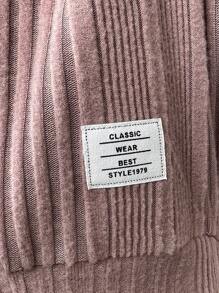 SHEIN SLAYR KIDS Young Girl Letter Patched Drop Shoulder Hoodie & Flare Leg Pants