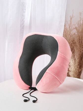 SHEIN Basic living 1 pieza Almohada de viaje para Viajes al aire libre , columna cervical Almohada para oficina siesta