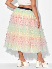 Mindsi Váy lưới phủ Plus Appliques, Quần áo nữ, Cho mùa hè - Nhiều màu - Xem 2