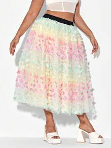 Mindsi Váy lưới phủ Plus Appliques, Quần áo nữ, Cho mùa hè - Nhiều màu - Xem 4