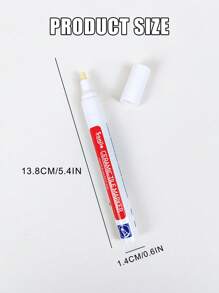 1pc Seam Filler Pen For Ceramic Tile Paint Repair, Home Grout Gap Repair, Color Changing - White - View 3