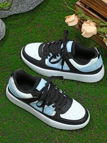 Zapatillas informales de unicolor y de moda, versátiles - Multicolor - Ver 3