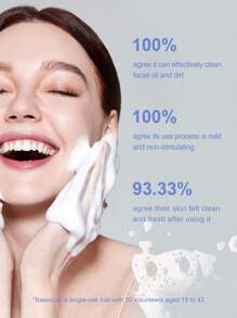 SlowSunday 保湿温和洁面乳，含烟酰胺，适合敏感肌肤的日常洁面乳，保湿洁面乳，适合中性至干性肌肤，无香型，情人节礼物，斋月礼物，斋月聚会及礼品，派对理想之选 - 白色 - 查看 4