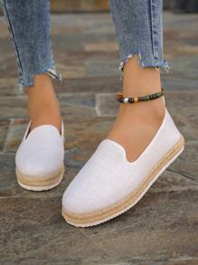Scarpe basse da donna - Bianco - Visualizzare 3