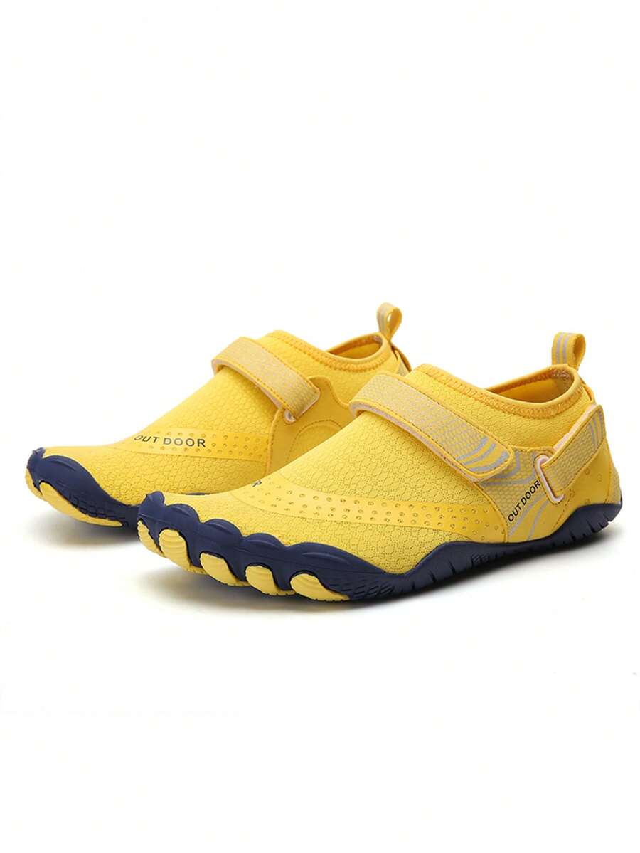 撞色戶外運動閒暇時尚涉水鞋 - 黃色 - 查看 1