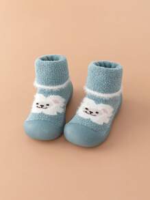 Zapatos Deportivos Con Diseño De Cara Sonriente - Azul - Ver 1