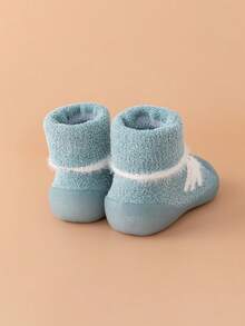 Zapatos Deportivos Con Diseño De Cara Sonriente - Azul - Ver 2
