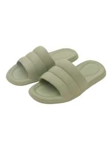 学院风女士拖鞋，可爱女孩防滑室内浴室软底拖鞋，夏季 - 薄荷綠 - 查看 2