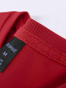 ROMWE MEN Grunge Punk Các bạn In Đầu lâu Áo ba lỗ - Đỏ - Xem 5