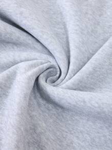 INAWLY Plus Letter Graphic Thermal Sweatshirt Graduation,Back To School Outfits,Graduation,Teacher Outfits For Women,Back To School Pullover Fall Outfit Winter Autumn