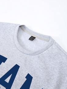 INAWLY Plus Letter Graphic Thermal Sweatshirt Graduation,Back To School Outfits,Graduation,Teacher Outfits For Women,Back To School Pullover Fall Outfit Winter Autumn