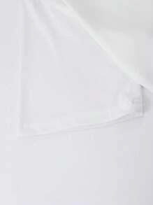 Men American Flag Print Tee - White - View 3