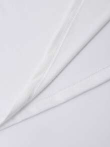 Men American Flag Print Tee - White - View 4