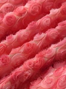 SHEIN MOD 花卉圖案提花包臀半身裙 - 彩色 - 查看 4