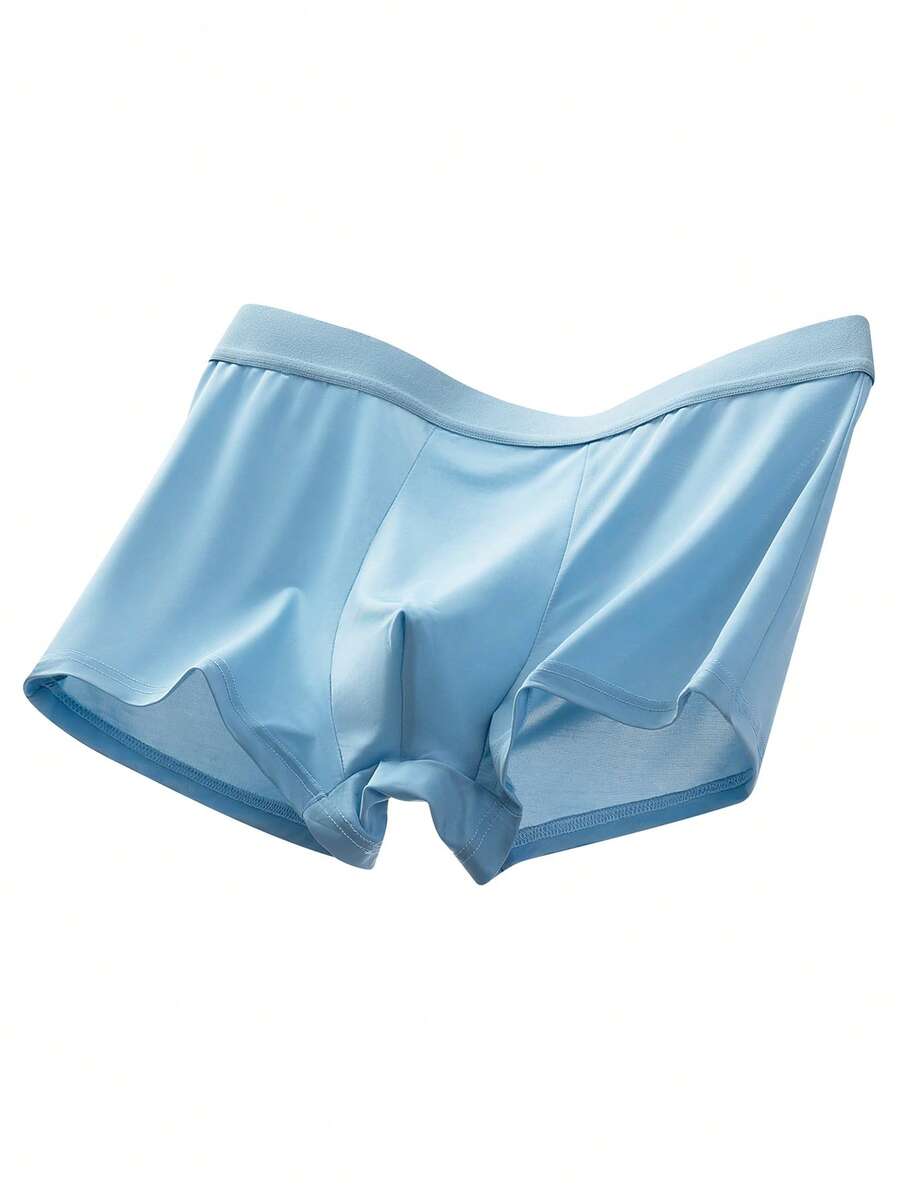 男士6条装纯色平角内裤，凉爽透气 - 彩色 - 查看 1